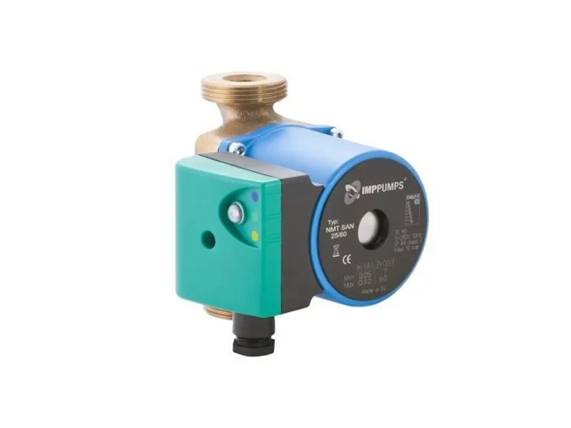 Резьбовые циркуляционные насосы для систем горячего водоснабжения NMT SAN